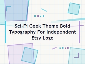 Etsy Sci-Fi Shop with Bold Typographic Vision