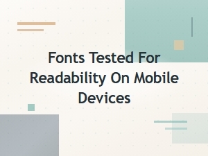 The Most Readable Mobile Fonts for Product Pages